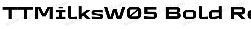 TTMilksW05 Bold Regular字体转换